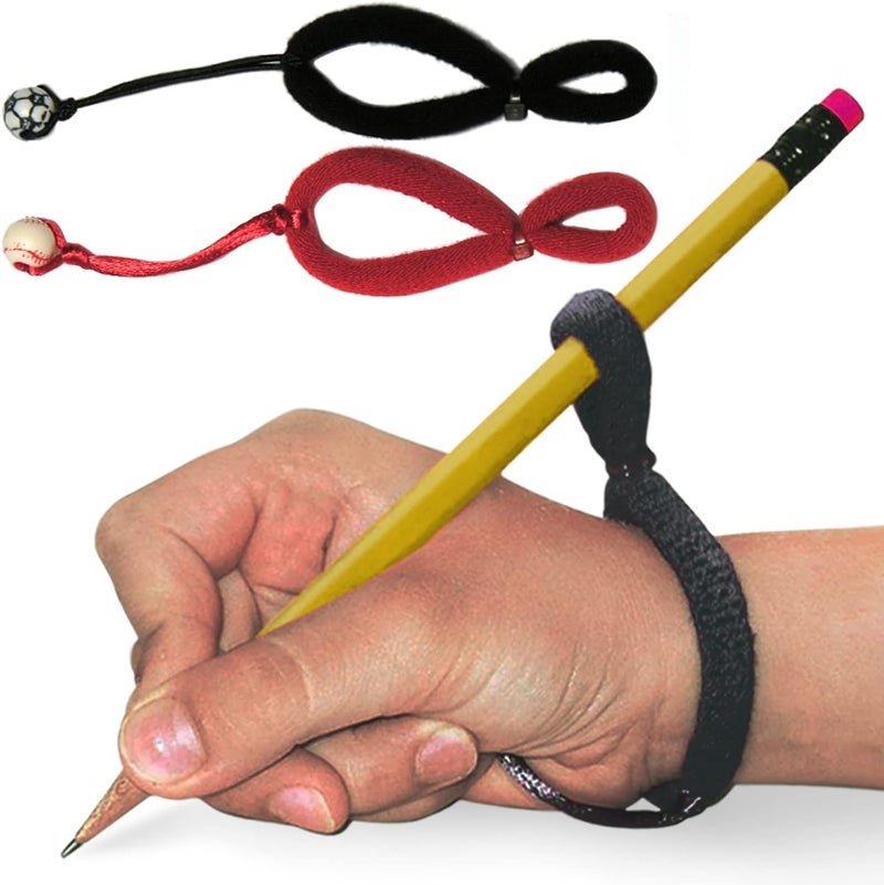 HandiThings The Original OT Invented & Patented SportWriter, Hand Made in The USA, Handwriting Aid for a Proper Tripod Grip, Finger Position & Better Penmanship. Great for All Kids Kindergarten Age & Up (2 Pack) - Image 1